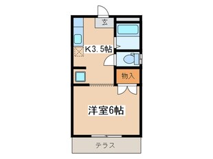 ピュアタウン北矢名の物件間取画像